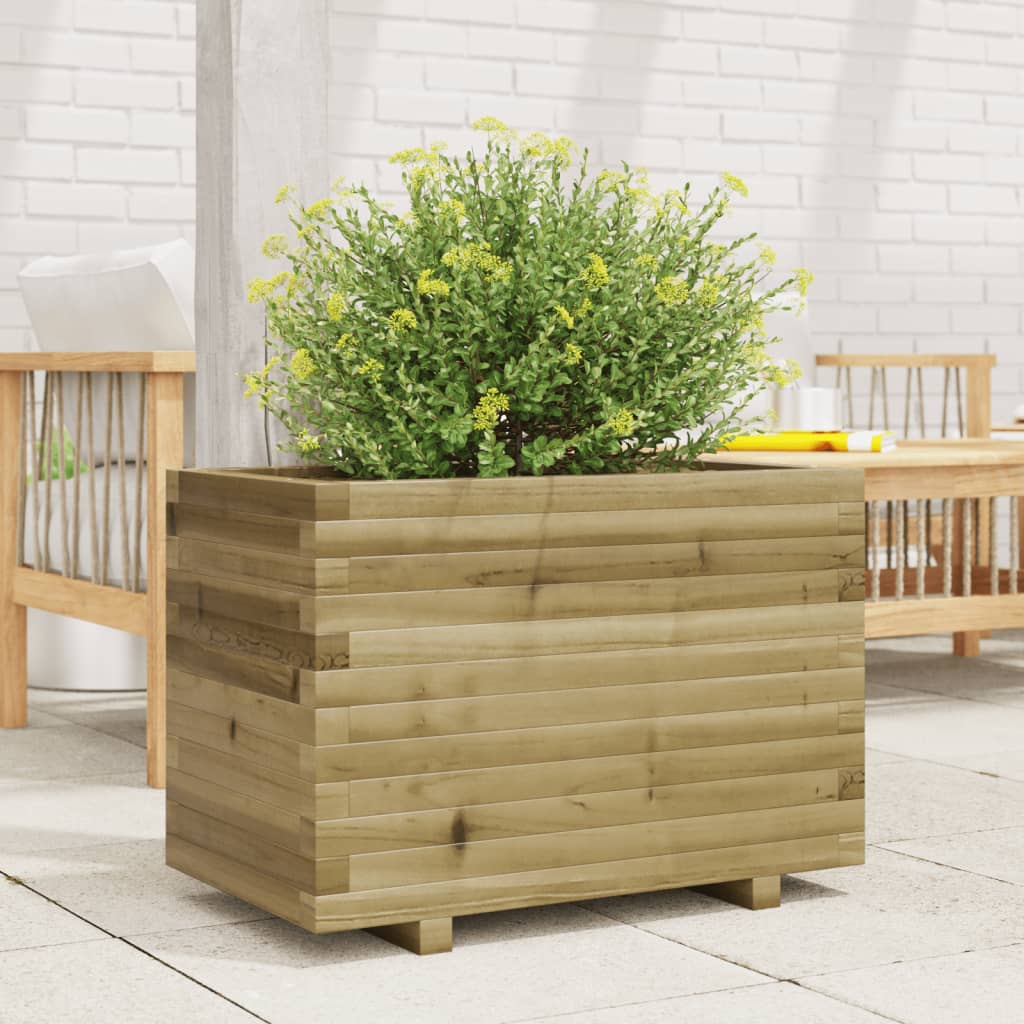 vidaXL plantekasse 70x40x49,5 cm imprægneret fyrretræ vidaXL plantekasse 70x40x49,5 cm imprægneret fyrretræ