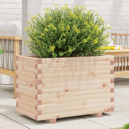 vidaXL plantekasse 70x40x49,5 cm massivt fyrretræ
