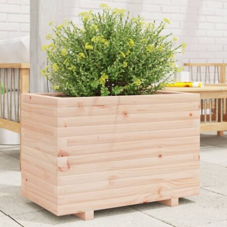 vidaXL plantekasse 70x40x49,5 cm massivt fyrretræ