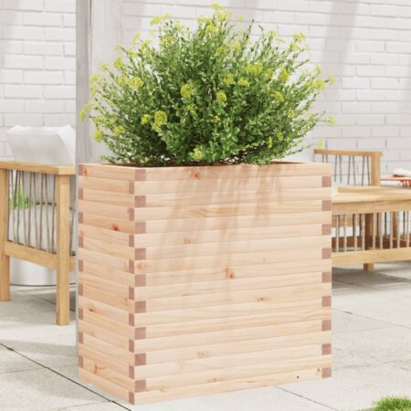 vidaXL plantekasse 70x40x68,5 cm massivt fyrretræ