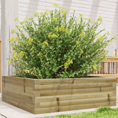 vidaXL plantekasse 70x70x23 cm imprægneret fyrretræ