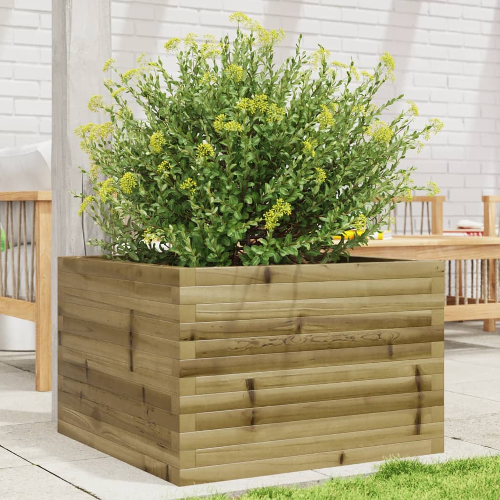 vidaXL plantekasse 70x70x45,5 cm imprægneret fyrretræ vidaXL plantekasse 70x70x45,5 cm imprægneret fyrretræ