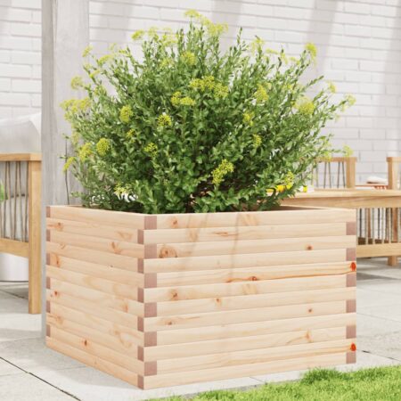 vidaXL plantekasse 70x70x45,5 cm massivt fyrretræ