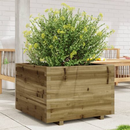 vidaXL plantekasse 70x70x49,5 cm imprægneret fyrretræ