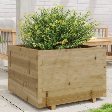vidaXL plantekasse 70x70x49,5 cm imprægneret fyrretræ