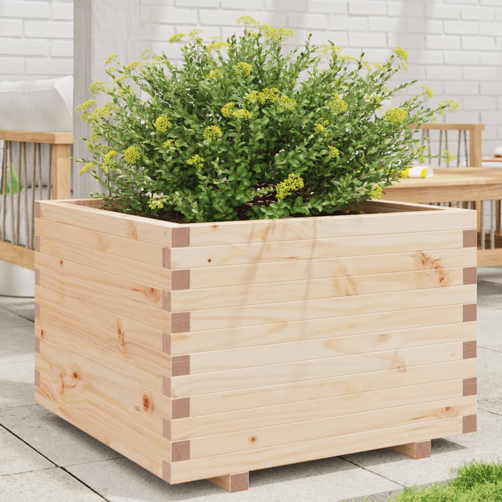 vidaXL plantekasse 70x70x49,5 cm massivt fyrretræ vidaXL plantekasse 70x70x49,5 cm massivt fyrretræ