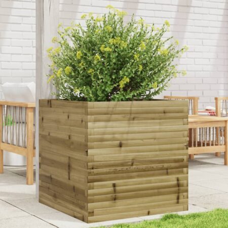 vidaXL plantekasse 70x70x68,5 cm imprægneret fyrretræ
