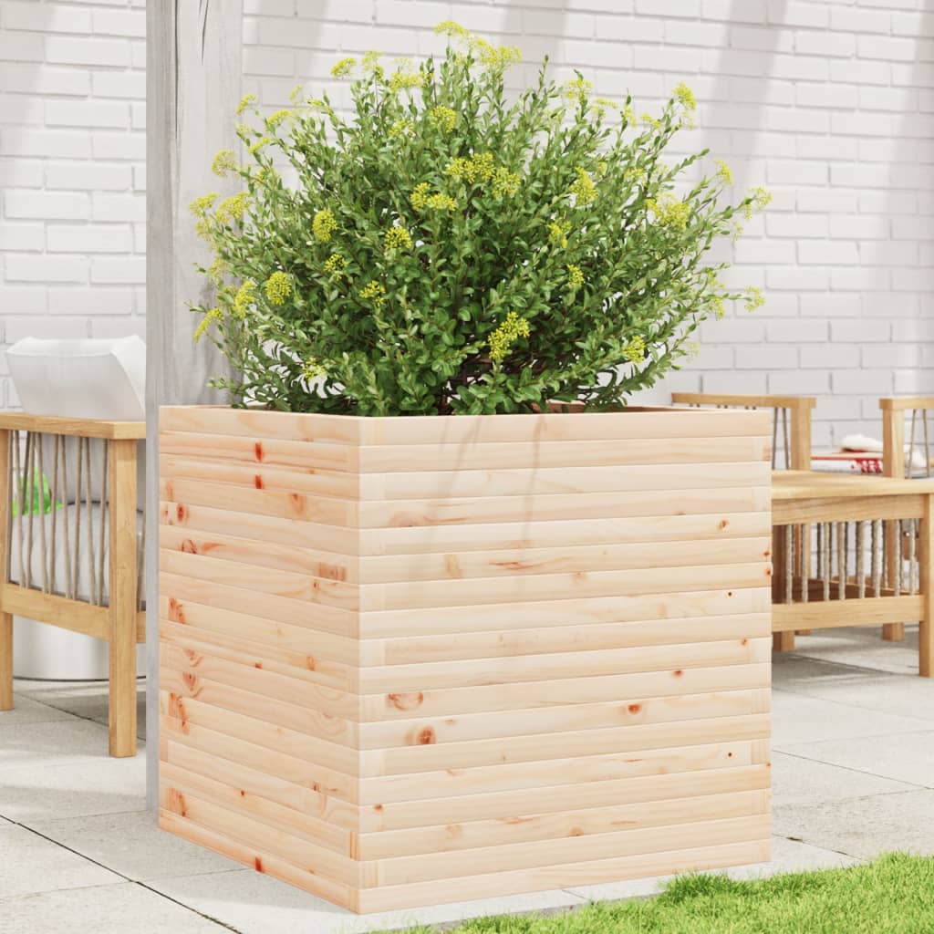 vidaXL plantekasse 70x70x68,5 cm massivt fyrretræ vidaXL plantekasse 70x70x68,5 cm massivt fyrretræ