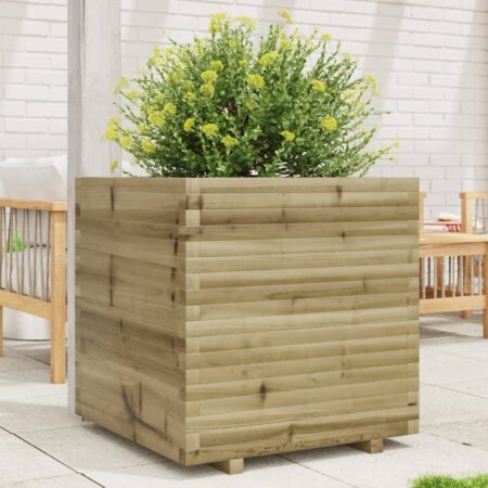 vidaXL plantekasse 70x70x72 cm imprægneret fyrretræ