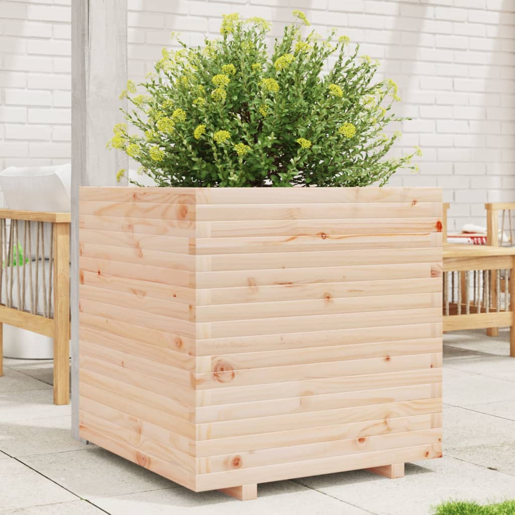 vidaXL plantekasse 70x70x72 cm massivt fyrretræ vidaXL plantekasse 70x70x72 cm massivt fyrretræ