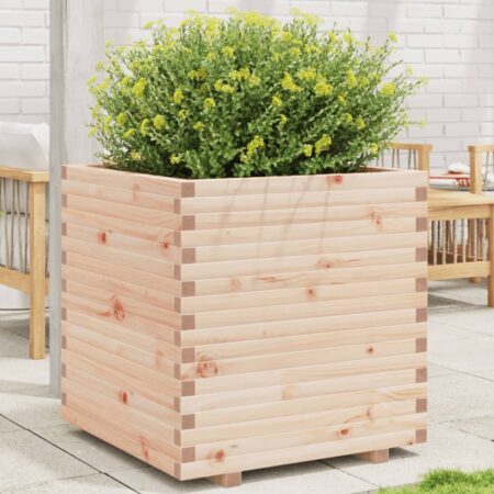 vidaXL plantekasse 70x70x72,5 cm massivt fyrretræ