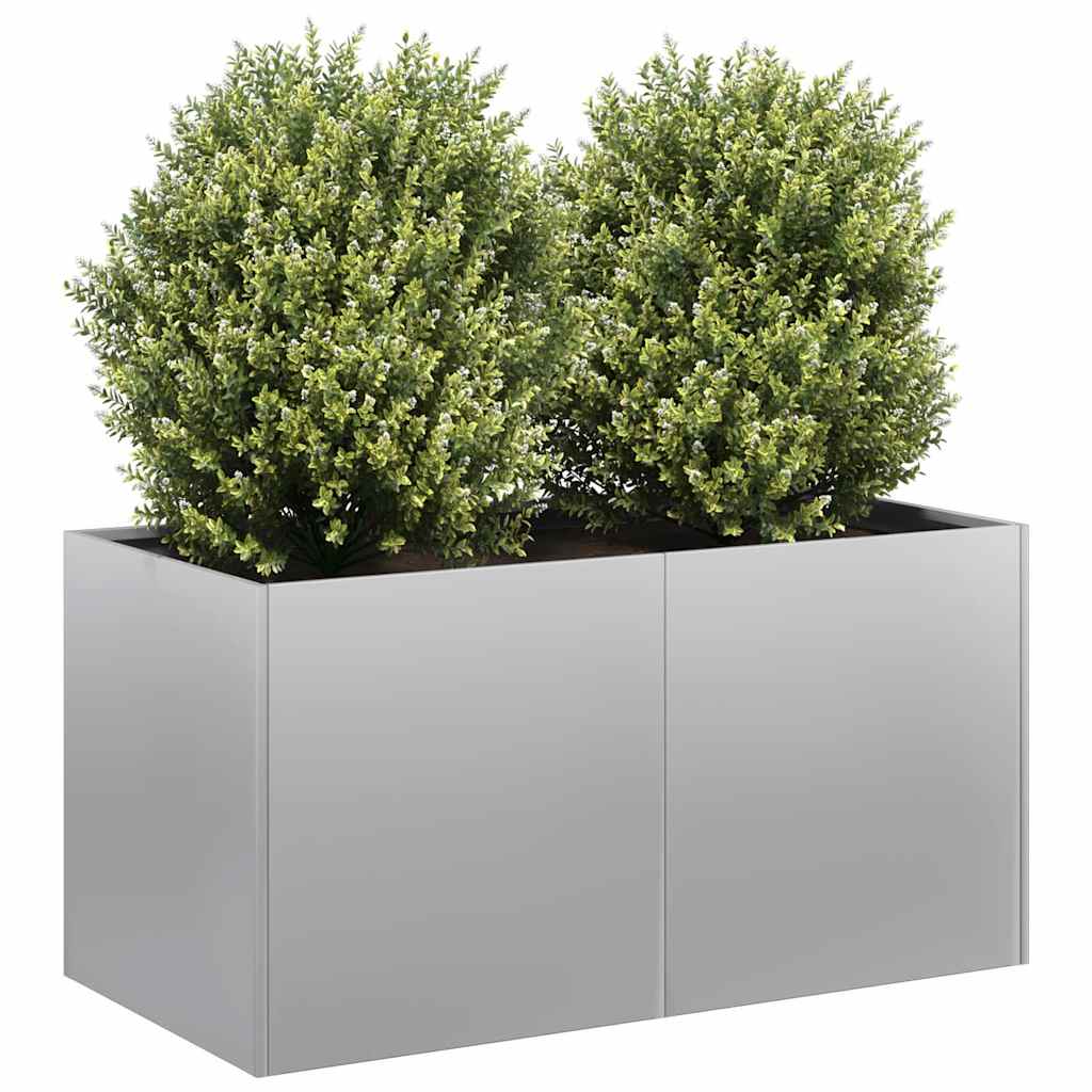 vidaXL plantekasse 80x40x40 cm galvaniseret stål vidaXL plantekasse 80x40x40 cm galvaniseret stål