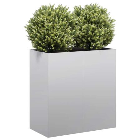 vidaXL plantekasse 80x40x80 cm galvaniseret stål