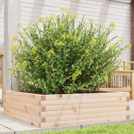 vidaXL plantekasse 80x80x23 cm massivt fyrretræ