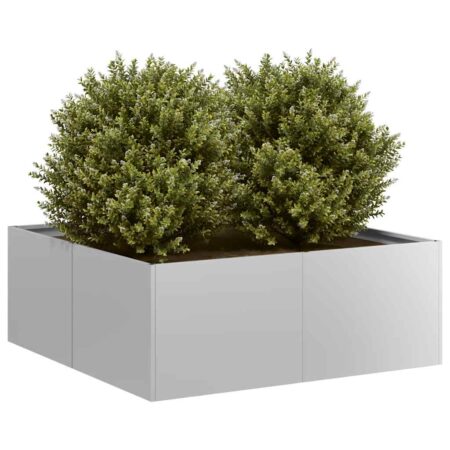vidaXL plantekasse 80x80x30 cm galvaniseret stål