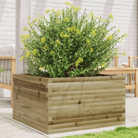 vidaXL plantekasse 80x80x45,5 cm imprægneret fyrretræ