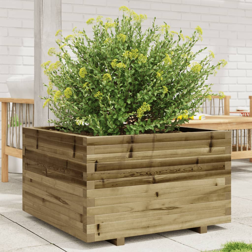 vidaXL plantekasse 80x80x49,5 cm imprægneret fyrretræ vidaXL plantekasse 80x80x49,5 cm imprægneret fyrretræ