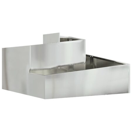 vidaXL plantekasse 80x80x50 cm galvaniseret stål