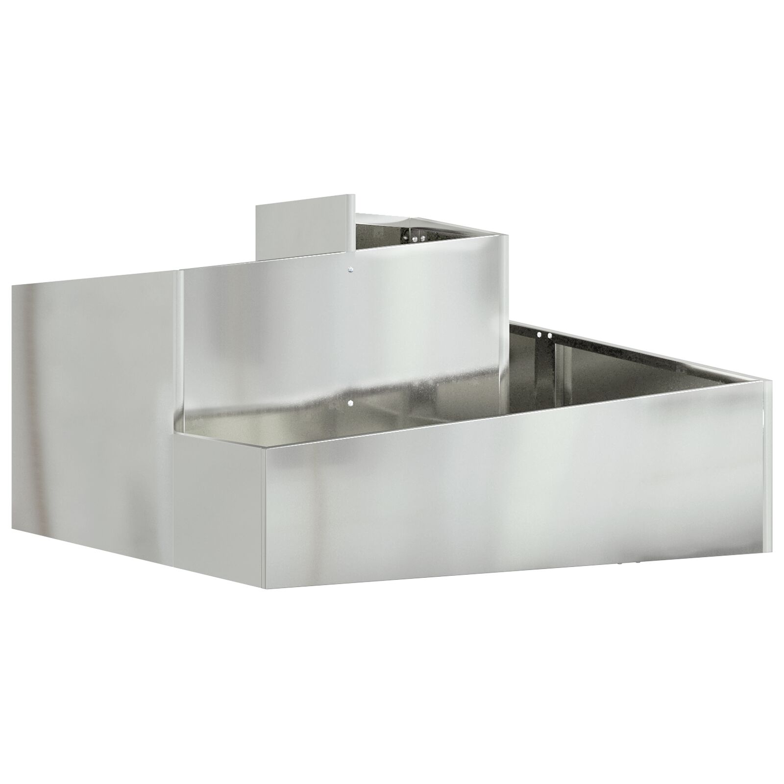 vidaXL plantekasse 80x80x50 cm galvaniseret stål vidaXL plantekasse 80x80x50 cm galvaniseret stål