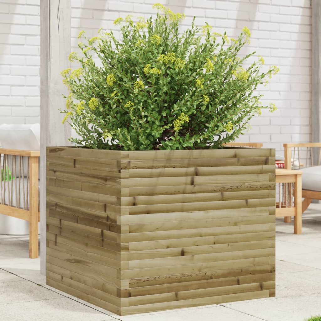 vidaXL plantekasse 80x80x68,5 cm imprægneret fyrretræ vidaXL plantekasse 80x80x68,5 cm imprægneret fyrretræ