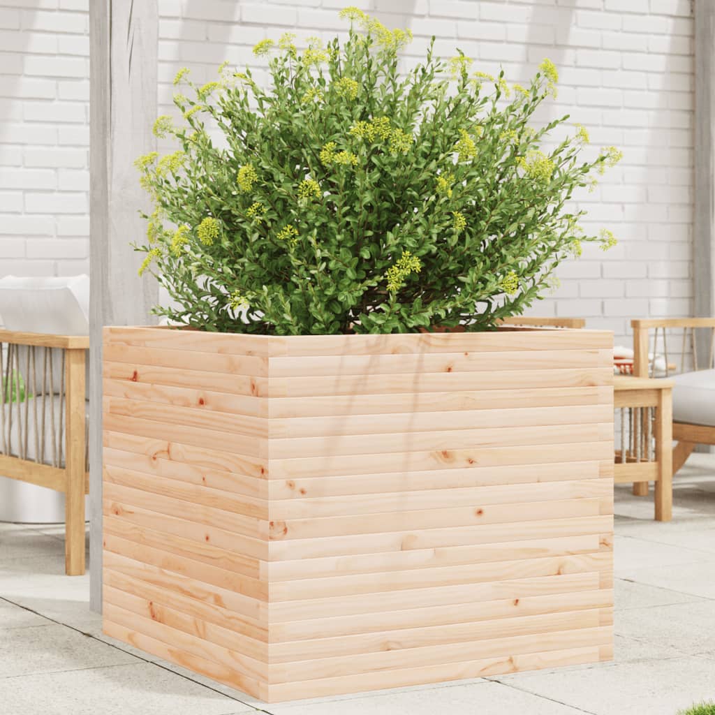vidaXL plantekasse 80x80x68,5 cm massivt fyrretræ vidaXL plantekasse 80x80x68,5 cm massivt fyrretræ