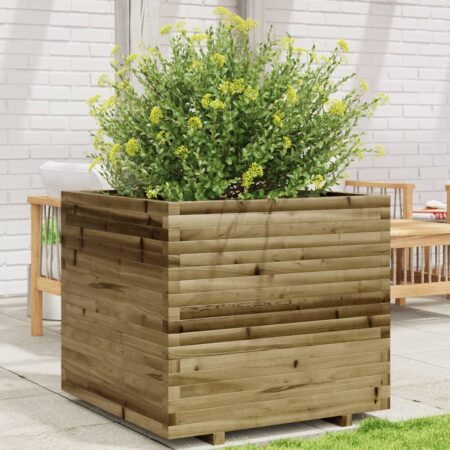 vidaXL plantekasse 80x80x72 cm imprægneret fyrretræ