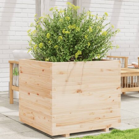 vidaXL plantekasse 80x80x72 cm massivt fyrretræ