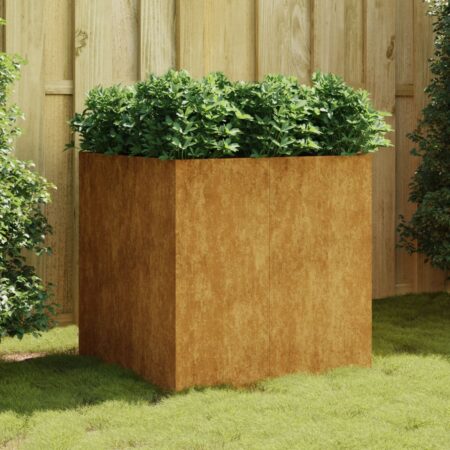 vidaXL plantekasse 80x80x80 cm cortenstål
