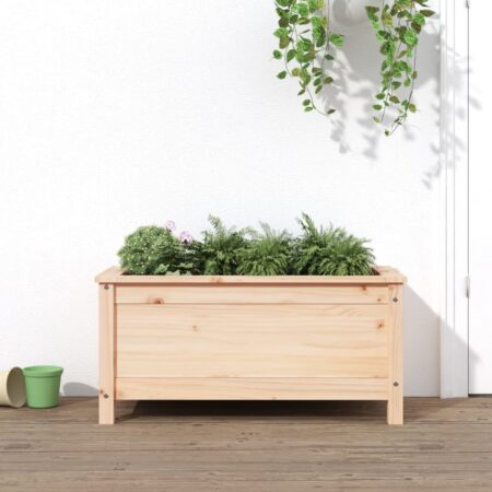 vidaXL plantekasse 82,5x40x39 cm massivt fyrretræ