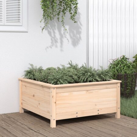 vidaXL plantekasse 82,5x82,5x39 cm massivt fyrretræ