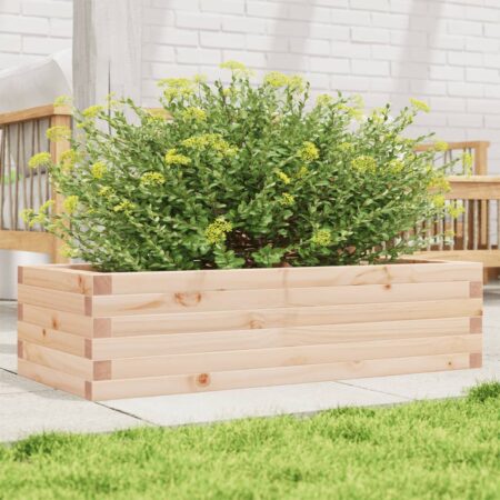vidaXL plantekasse 90x40x23 cm massivt fyrretræ