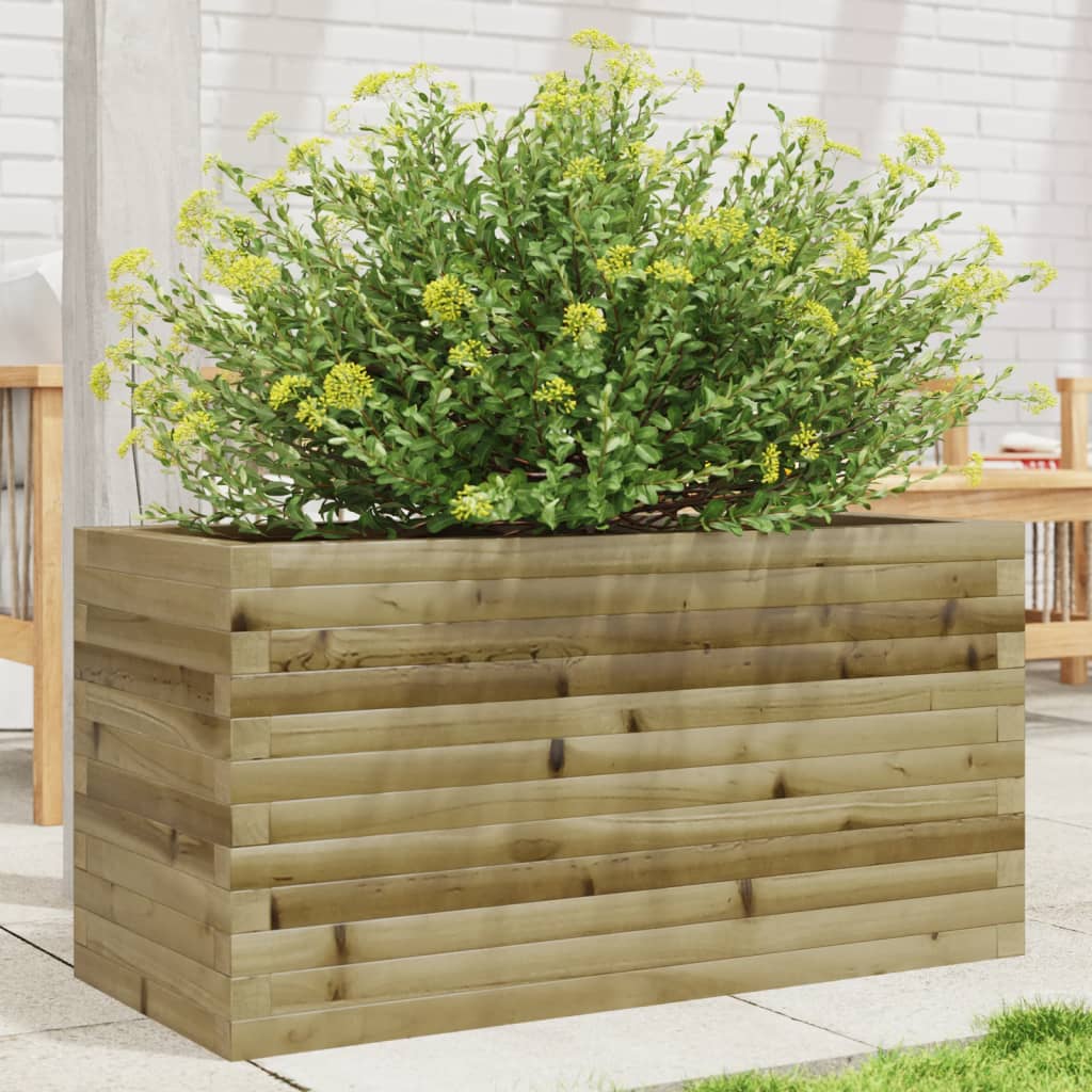 vidaXL plantekasse 90x40x45,5 cm imprægneret fyrretræ vidaXL plantekasse 90x40x45,5 cm imprægneret fyrretræ