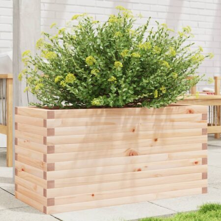 vidaXL plantekasse 90x40x45,5 cm massivt fyrretræ