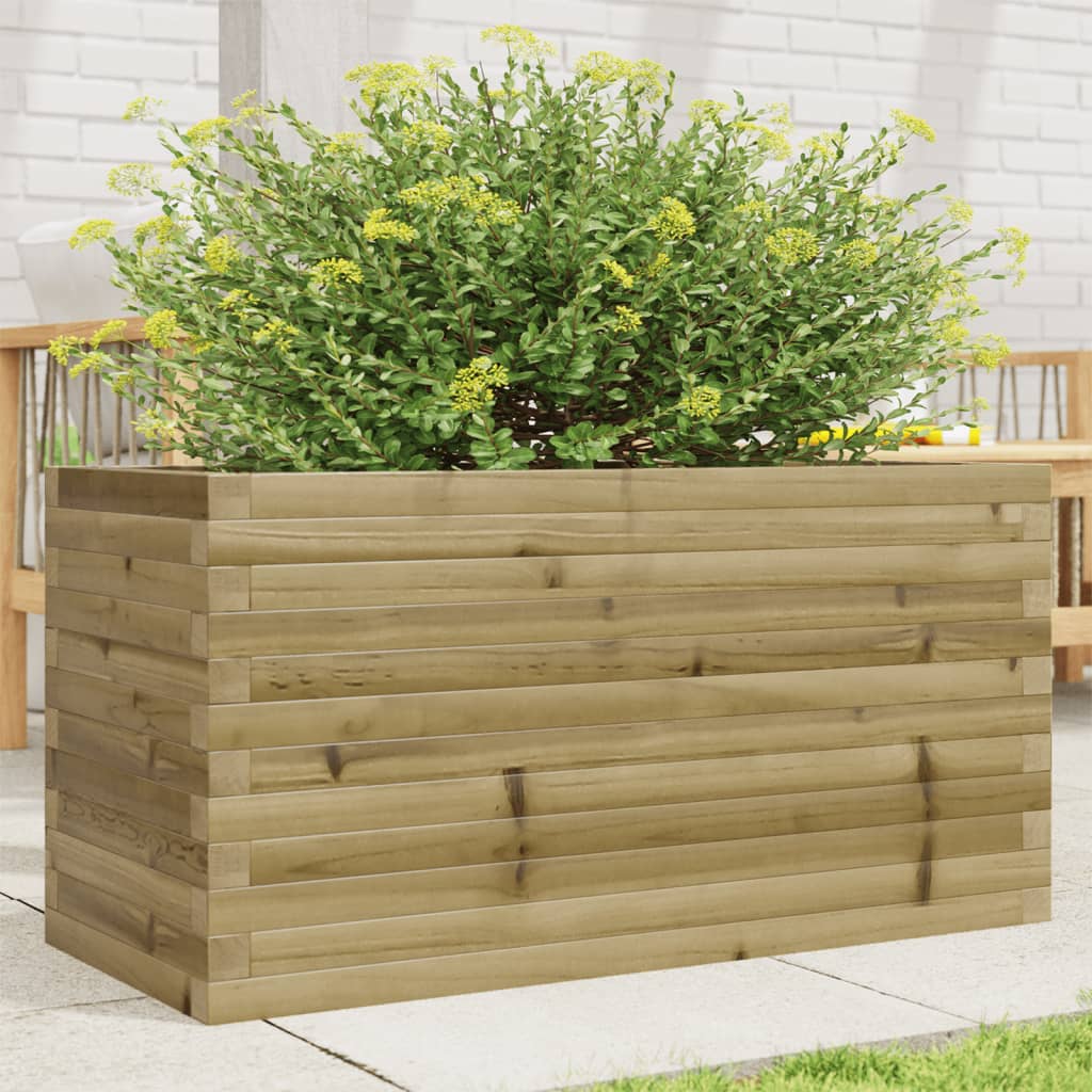 vidaXL plantekasse 90x40x46 cm imprægneret fyrretræ vidaXL plantekasse 90x40x46 cm imprægneret fyrretræ