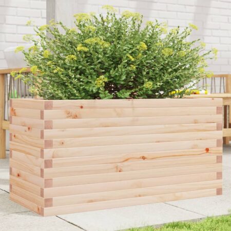 vidaXL plantekasse 90x40x46 cm massivt fyrretræ