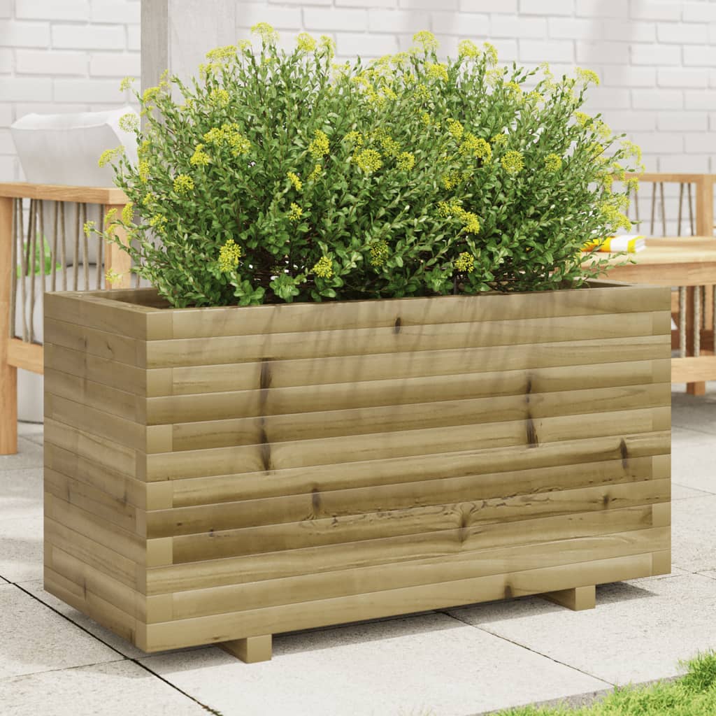 vidaXL plantekasse 90x40x49,5 cm imprægneret fyrretræ vidaXL plantekasse 90x40x49,5 cm imprægneret fyrretræ