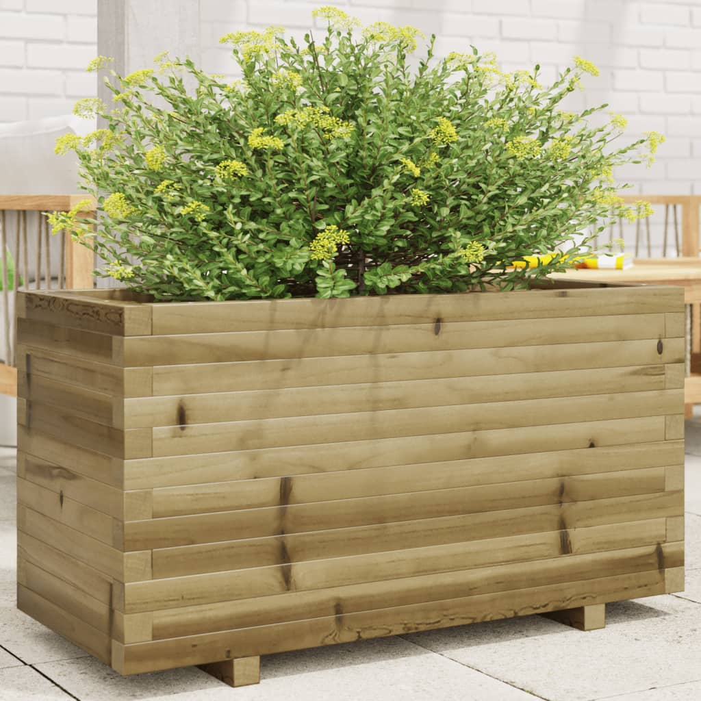vidaXL plantekasse 90x40x49,5 cm imprægneret fyrretræ vidaXL plantekasse 90x40x49,5 cm imprægneret fyrretræ