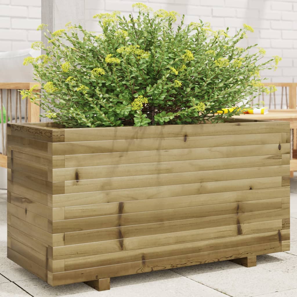 vidaXL plantekasse 90x40x49,5 cm imprægneret fyrretræ vidaXL plantekasse 90x40x49,5 cm imprægneret fyrretræ