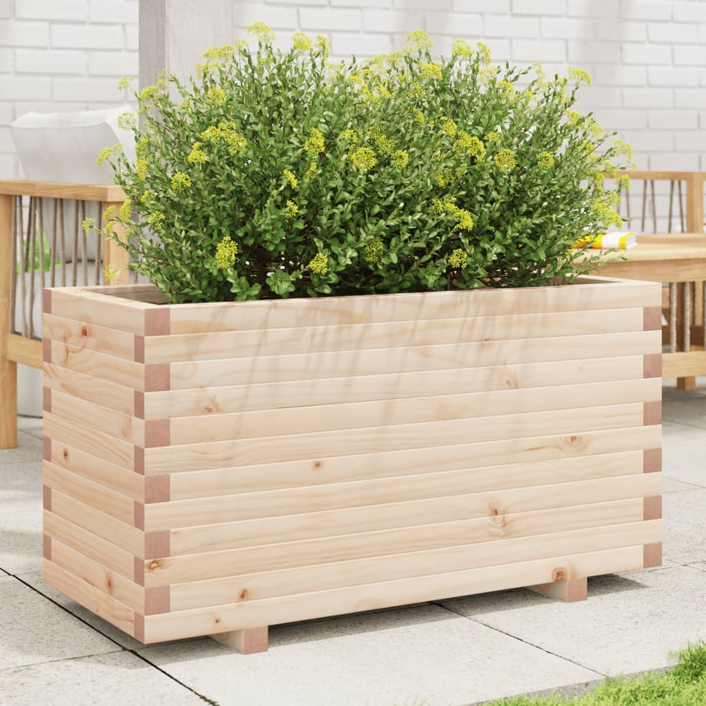 vidaXL plantekasse 90x40x49,5 cm massivt fyrretræ vidaXL plantekasse 90x40x49,5 cm massivt fyrretræ