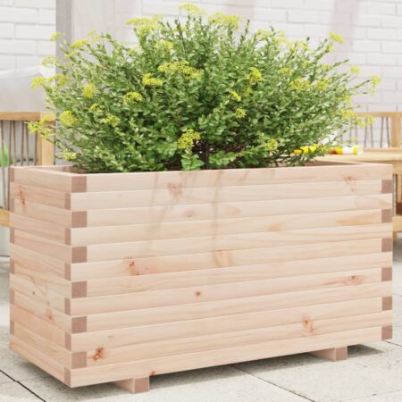 vidaXL plantekasse 90x40x49,5 cm massivt fyrretræ