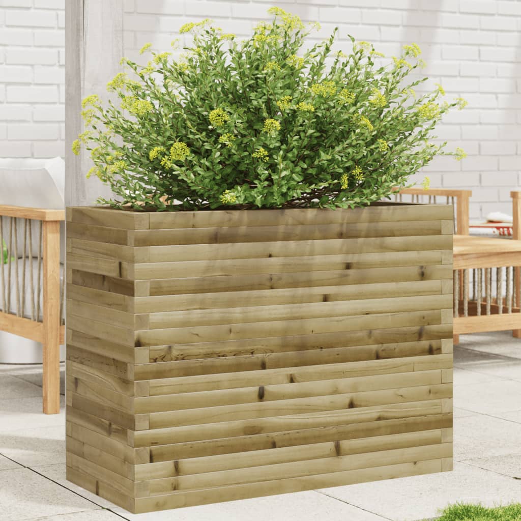 vidaXL plantekasse 90x40x68,5 cm imprægneret fyrretræ vidaXL plantekasse 90x40x68,5 cm imprægneret fyrretræ