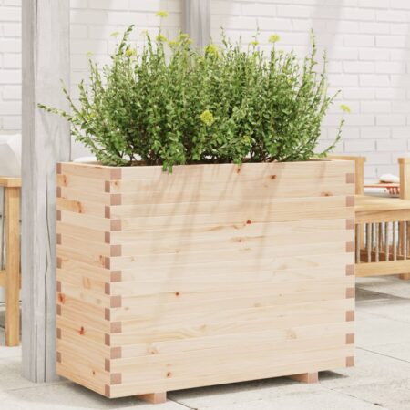 vidaXL plantekasse 90x40x72 cm massivt fyrretræ