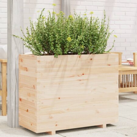vidaXL plantekasse 90x40x72 cm massivt fyrretræ