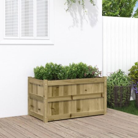 vidaXL plantekasse 90x50x50 cm imprægneret fyrretræ