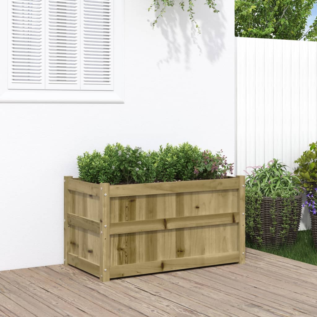 vidaXL plantekasse 90x50x50 cm imprægneret fyrretræ vidaXL plantekasse 90x50x50 cm imprægneret fyrretræ