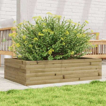 vidaXL plantekasse 90x60x23 cm imprægneret fyrretræ
