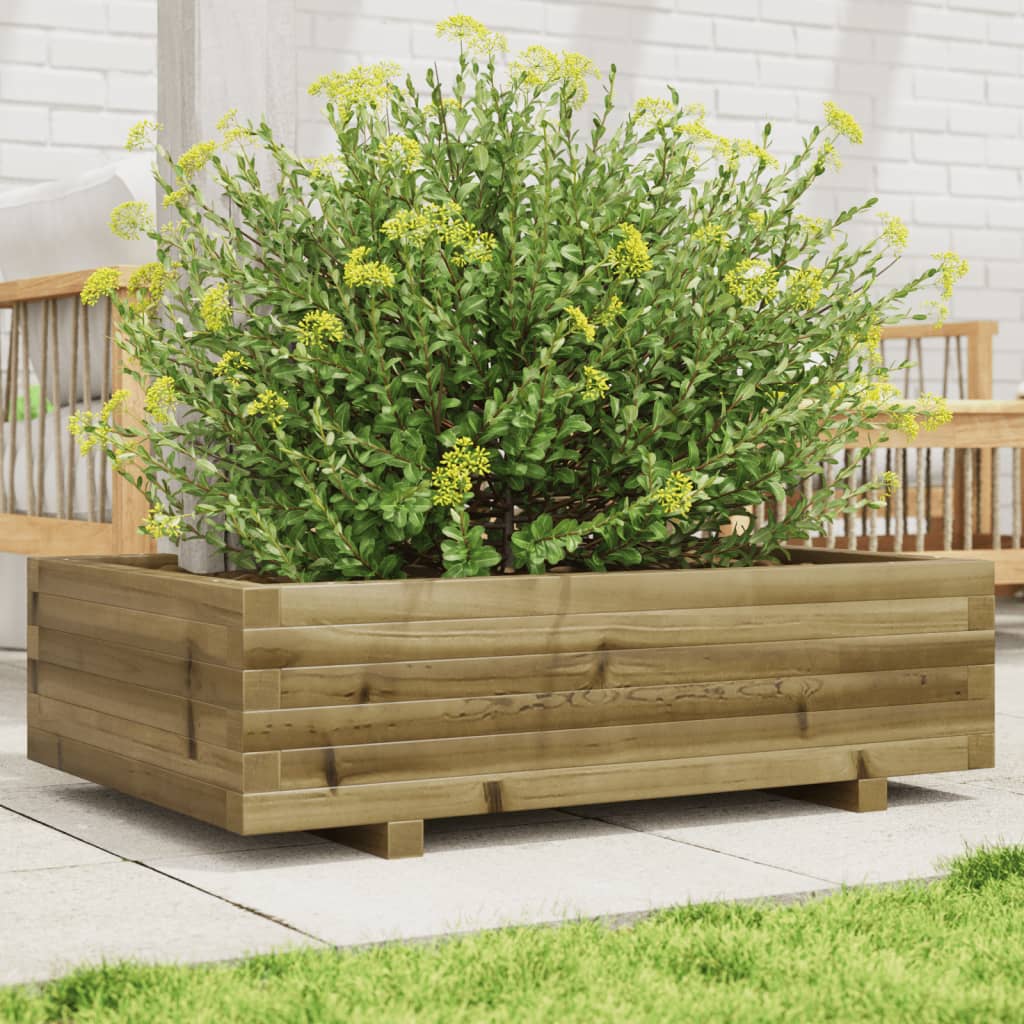 vidaXL plantekasse 90x60x26,5 cm imprægneret fyrretræ vidaXL plantekasse 90x60x26,5 cm imprægneret fyrretræ