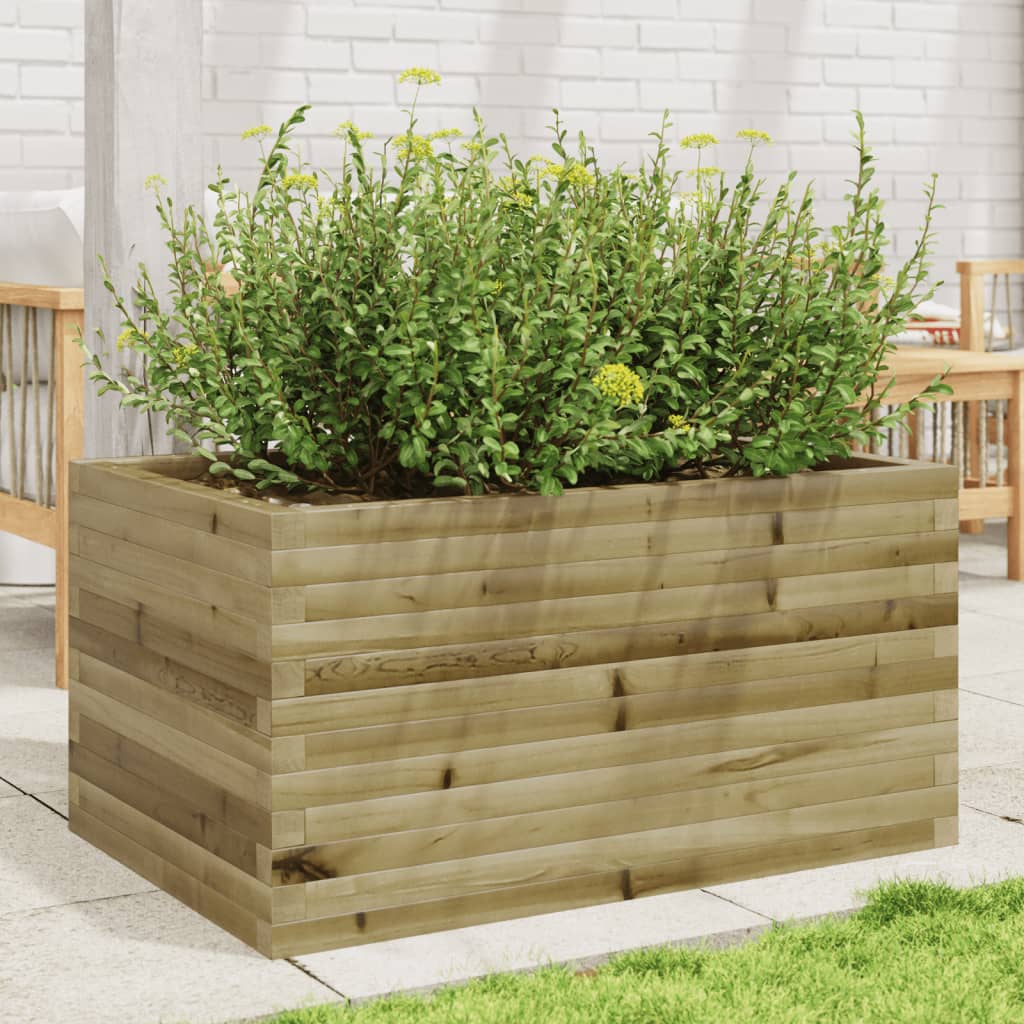 vidaXL plantekasse 90x60x45,5 cm imprægneret fyrretræ vidaXL plantekasse 90x60x45,5 cm imprægneret fyrretræ