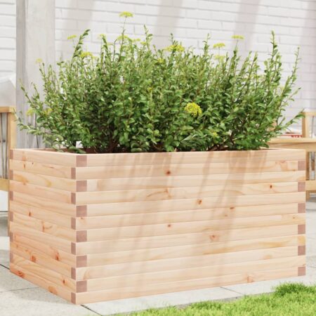 vidaXL plantekasse 90x60x45,5 cm massivt fyrretræ