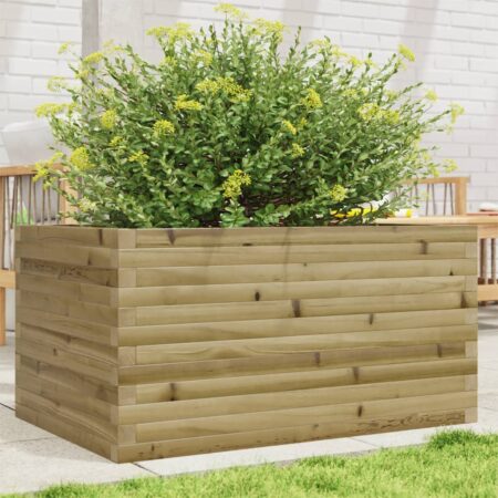 vidaXL plantekasse 90x60x46 cm imprægneret fyrretræ